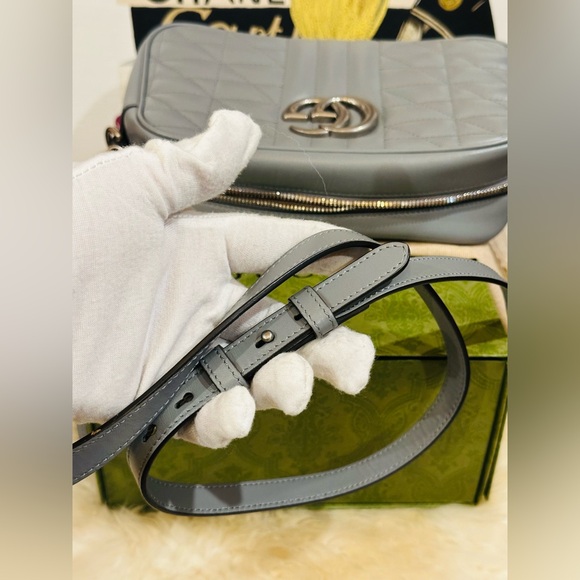 🔥 GUCCI MARMONT SHOULDER BAG FULL INCLUSION Size Medium - Picture 6 of 10